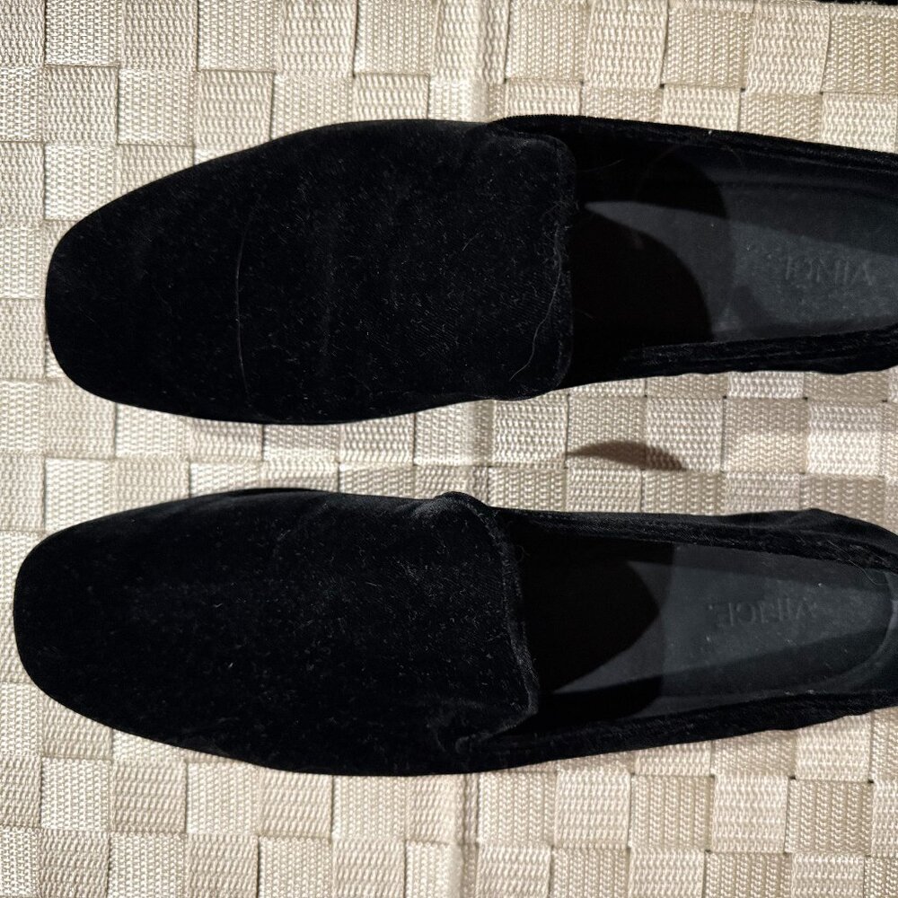 Vince Lela Velvet Loafers - 9
